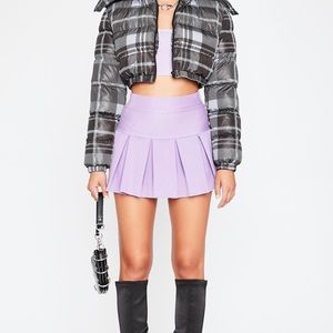 Dolls Kill Pleated Mini Skirt